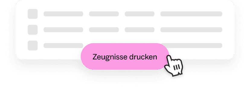 Druck von Zeugnissen